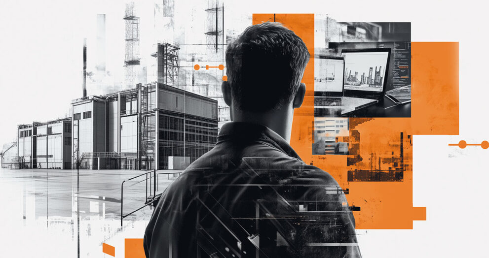 Manager parzący na zakład przemysłowy