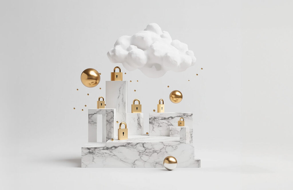 Grafika przedstawiająca rozwiązania chmurowe