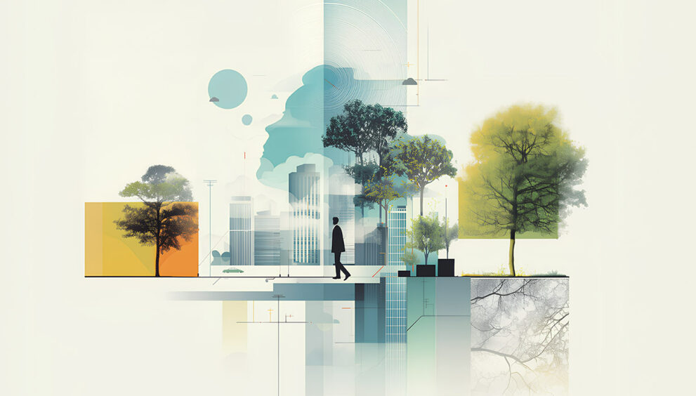Grafika ilustrująca temat Smart City